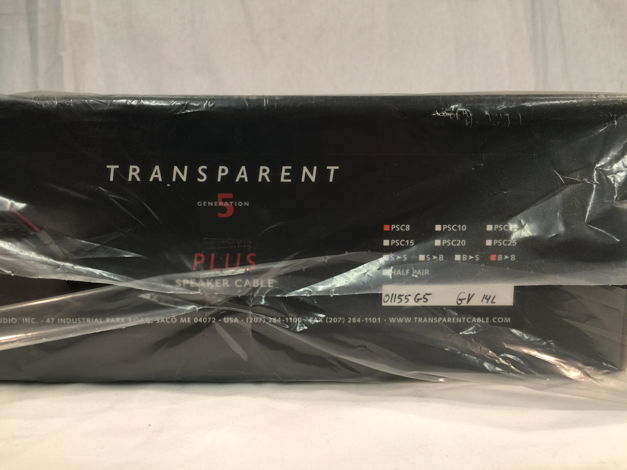 Transparent Audio Gen 5 Speaker cable Music Wave Plus 8...