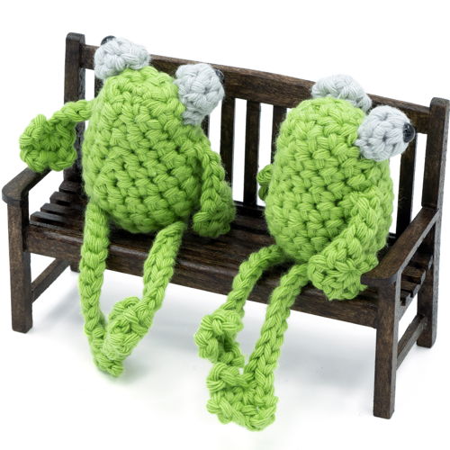 Amigurumi Sitting Frog