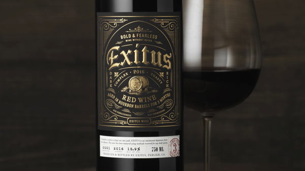 Exitus Bourbon Barrel Aged Wine