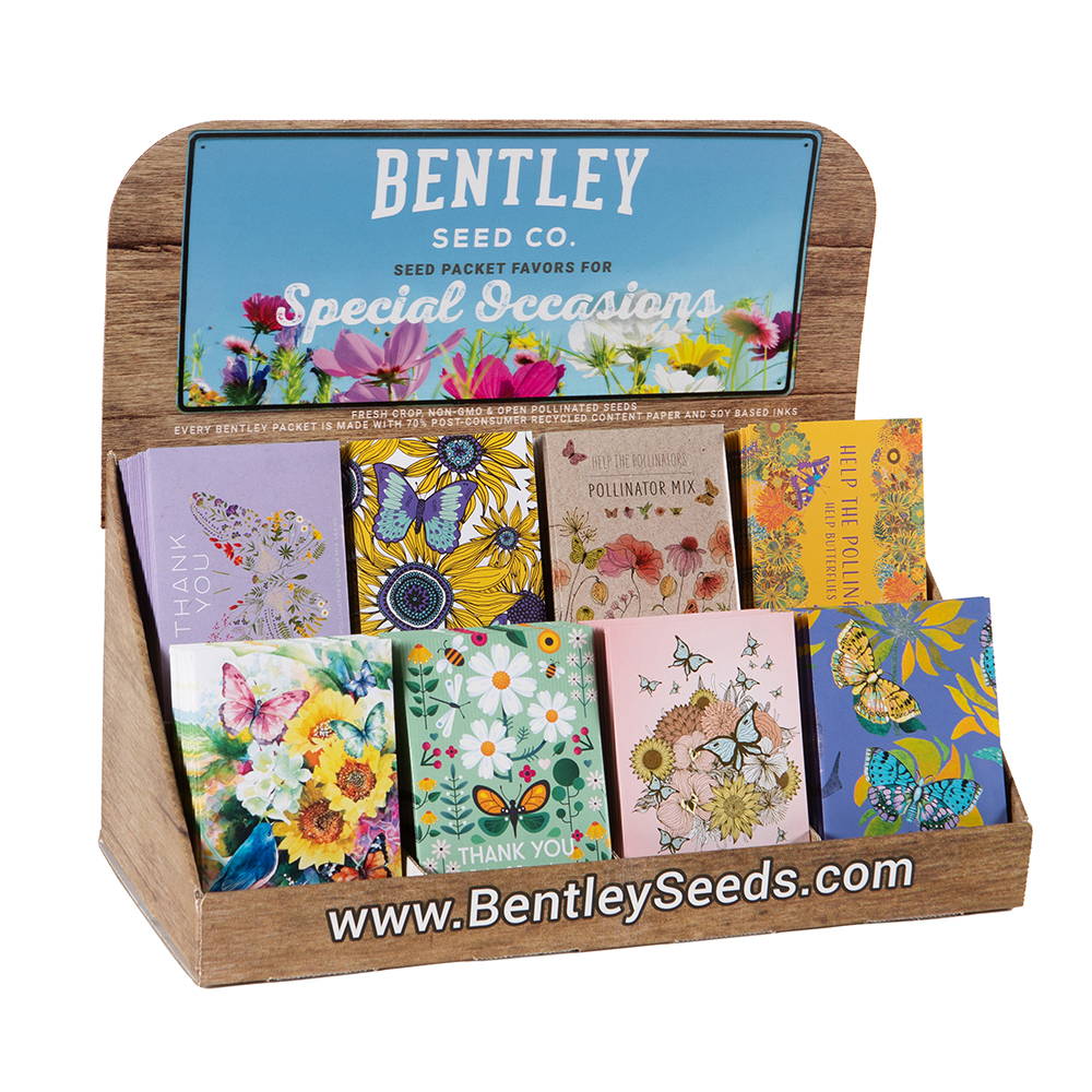 Bentley Seeds 250 favor packet display
