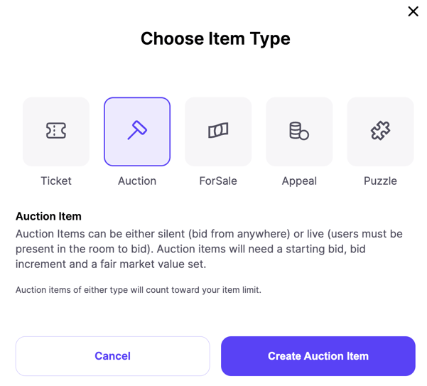 item type