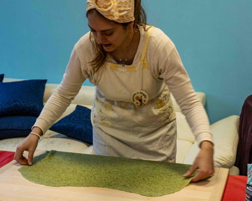 Cooking classes Borgo Tossignano: Green lasagna