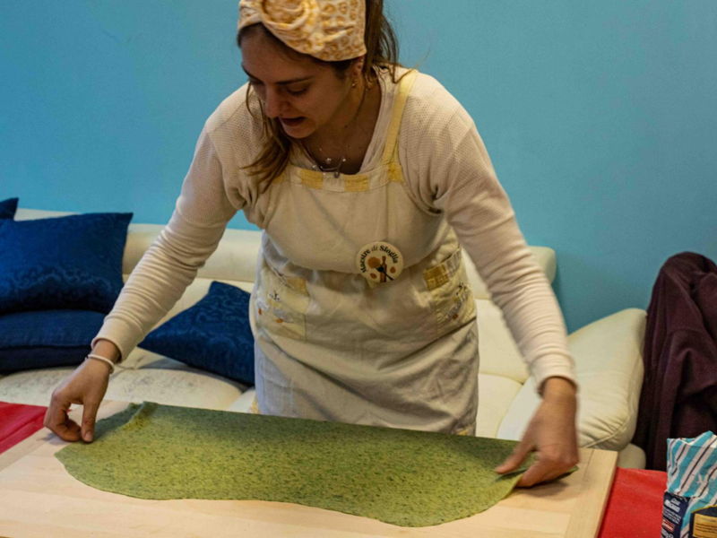 Cours de cuisine Borgo Tossignano: Les lasagnes vertes