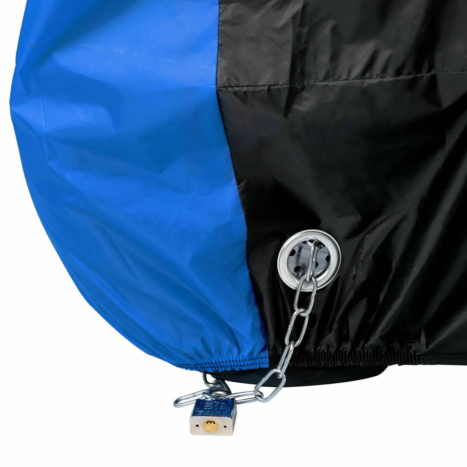 motorcycle cover safety lock hole
