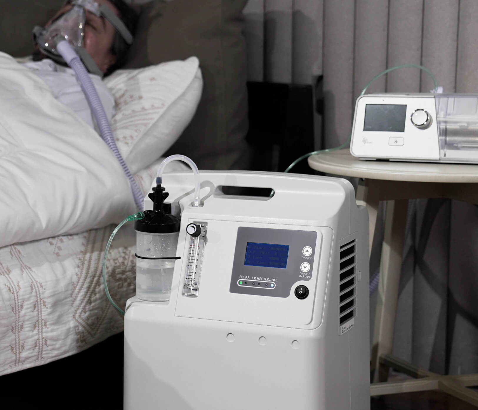 BiPAP Machine and Oxygen Concentrator