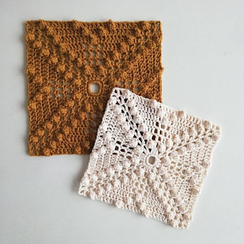 Rhapsody in grey granny square voor dekens, tassen, kleding