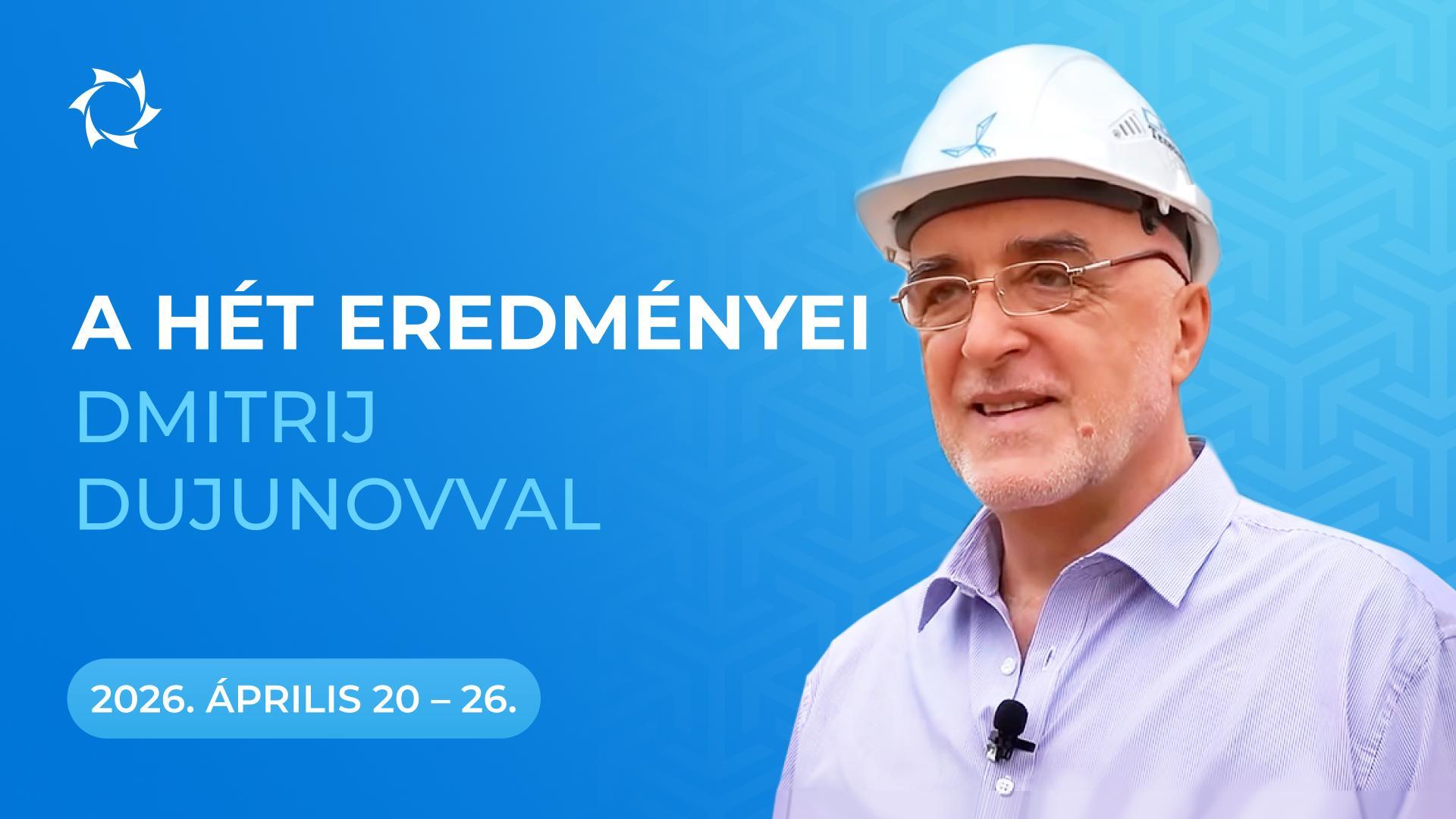 Heti összefoglaló a «Duyunov Motorok» projektben