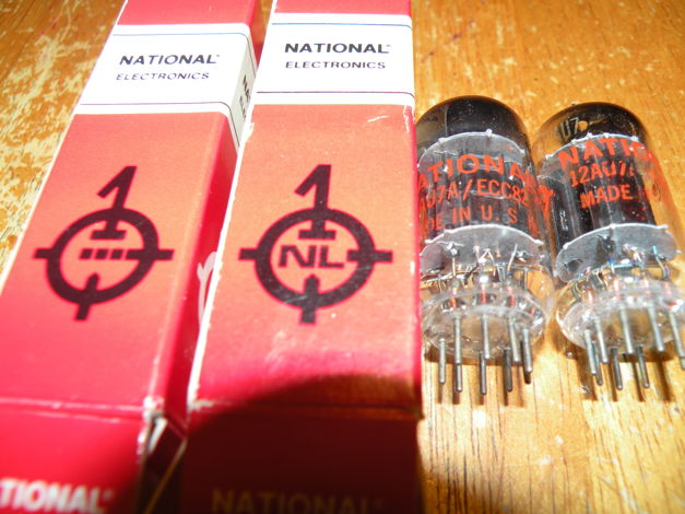USA-made National 12AU7 tubes