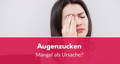 Schlecht geschlafen? Mit diesem Hausmittel verschwinden Augenringe in 10 Minuten! ständiges augenzucken