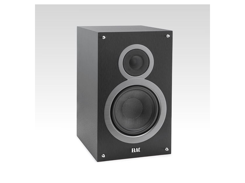 Elac  Debut B6 bookshelf speakers designed by Andrew Jones.