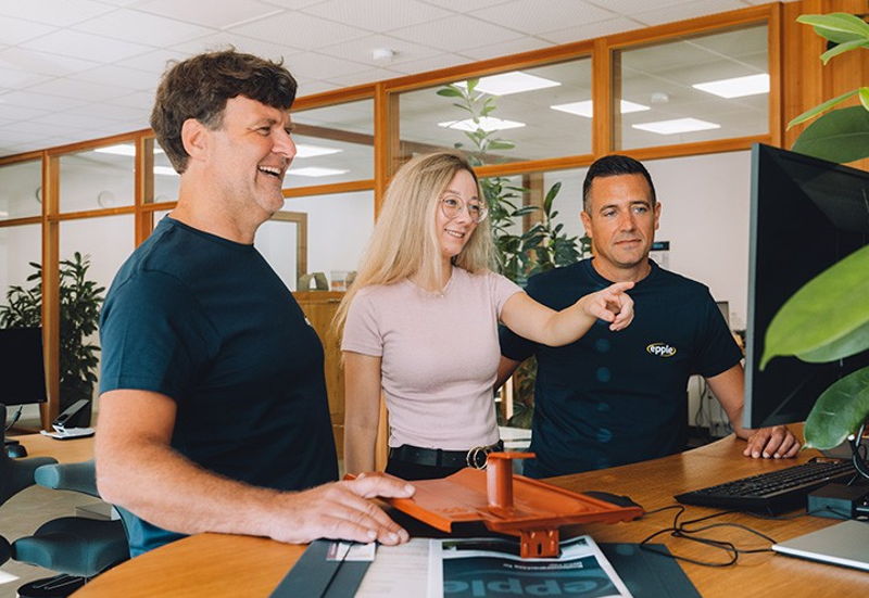 Mitarbeiter PV-Team im Büro