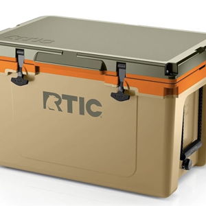 RTIC Ultra-Light 52 Quart Hard Cooler Insulated Portable Ice Chest Box for Beach, Drink, Beverage, Camping, Picnic, Fishing, Boat, Barbecue, 30% Lighter Than Rotomolded Coolers