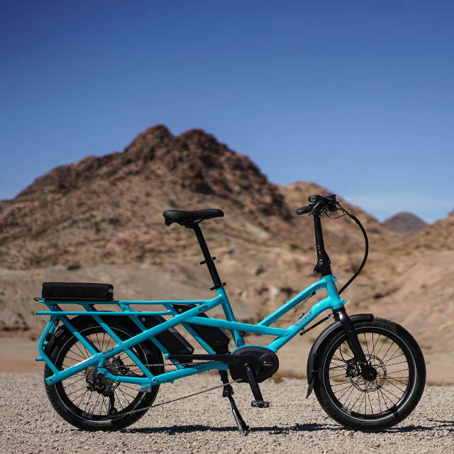 A Cargo e-Bike in the desert