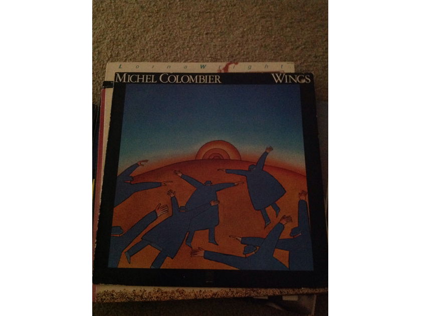 Michel Colombier - Wings A & M Records Label Promo Sticker Back Cover Vinyl LP  NM