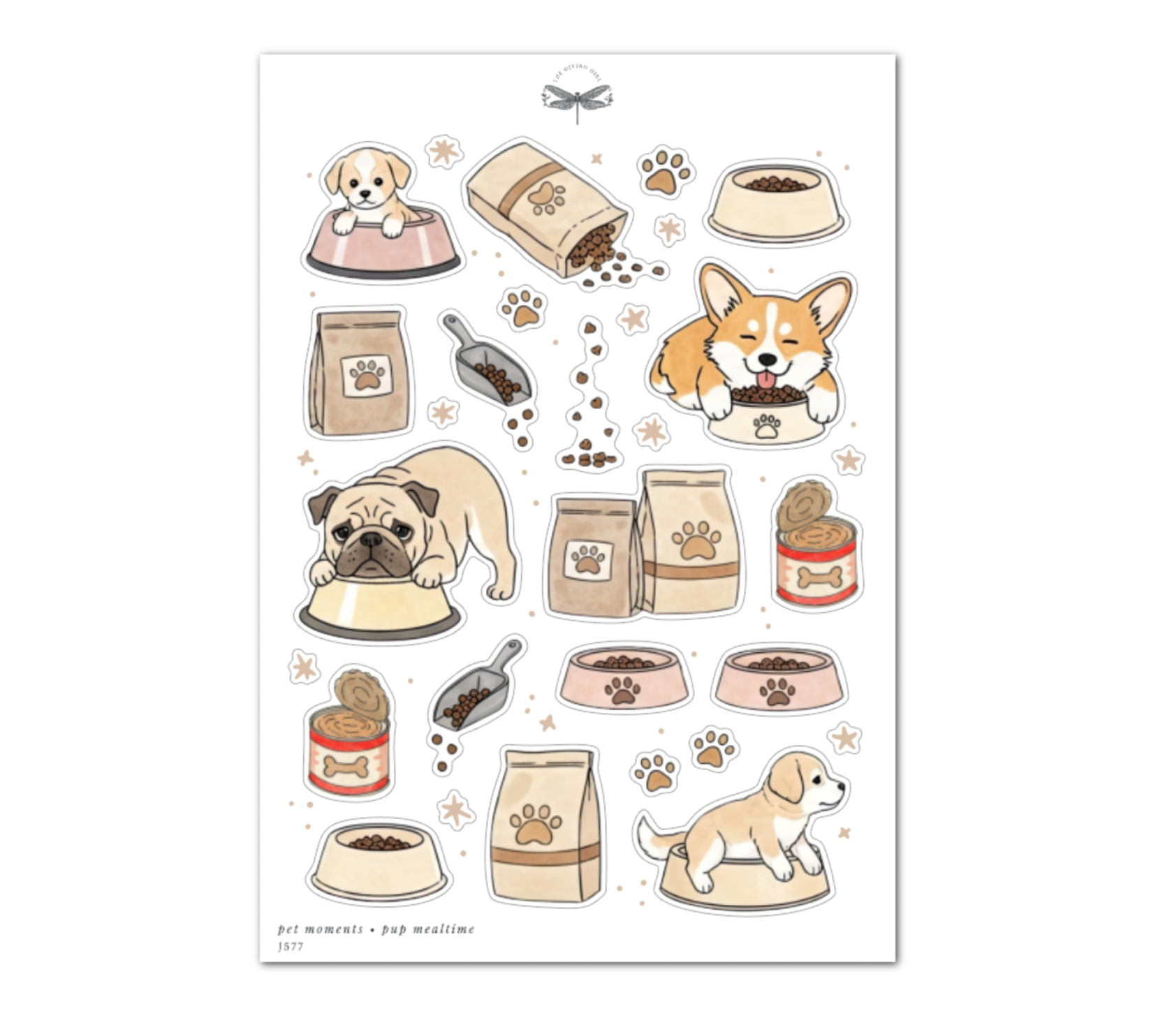 Pet Moments • Pup Mealtime – The Giving Girl