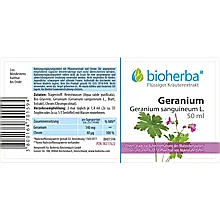 Geranium, Geranium sanguineum L., Tropfen, Tinktur 50 ml