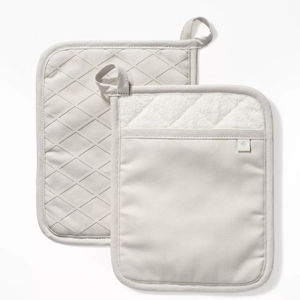 Light Gray 2pk Potholder - Figmint™