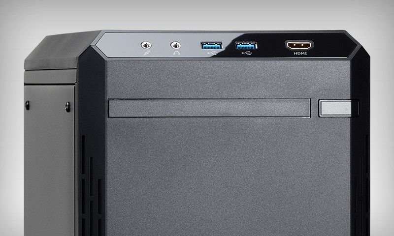 HDMI端子をケースフロントに搭載