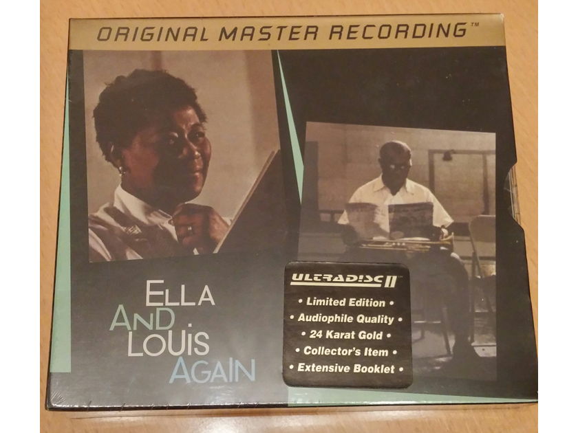 Louis Armstrong & Ella Fitzgerald - Ella and Louis Again CD (MFSL gold 2cds, limited edition) Factory Sealed