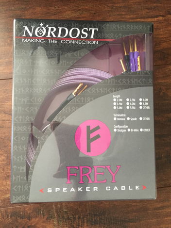 Nordost Frey Speaker Cables (2.5m) Banana Connectors On...