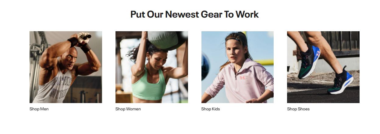 Under Armour product / service