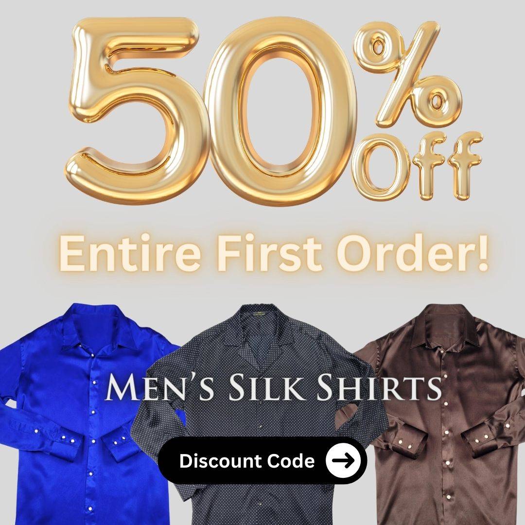 discount code for mens silk shirts