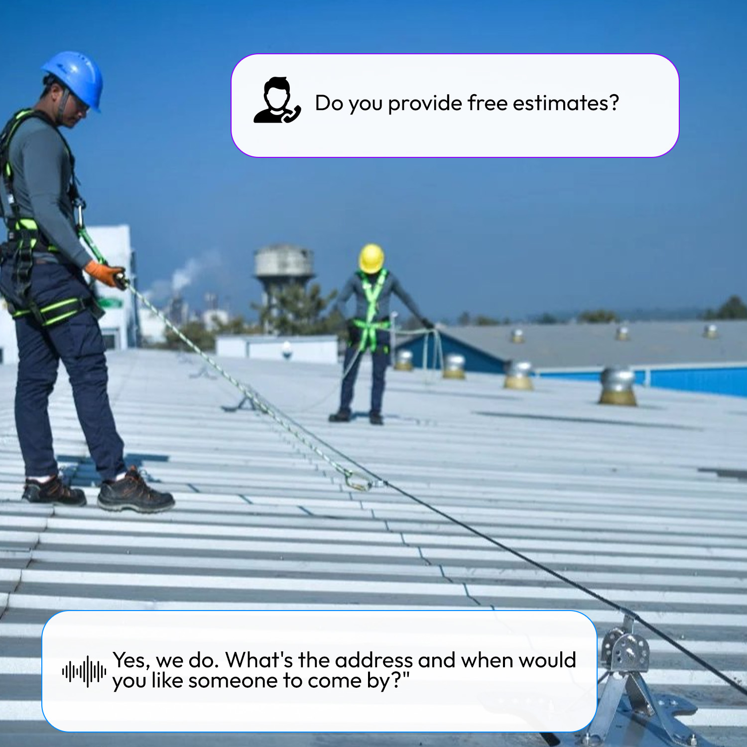 AI Answering Service for Roofing Companies Lead Qualification