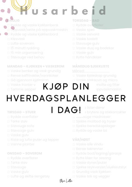Hverdagsplanleggeren