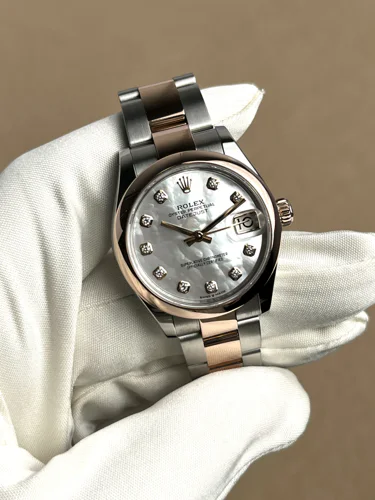 Rolex Datejust 31 MoP Dial with Diamonds Oyster Bracelet Box and Papers 2024