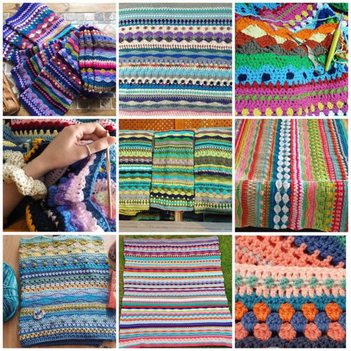 Seaside Stash Busting Decke von Eleonora Tully