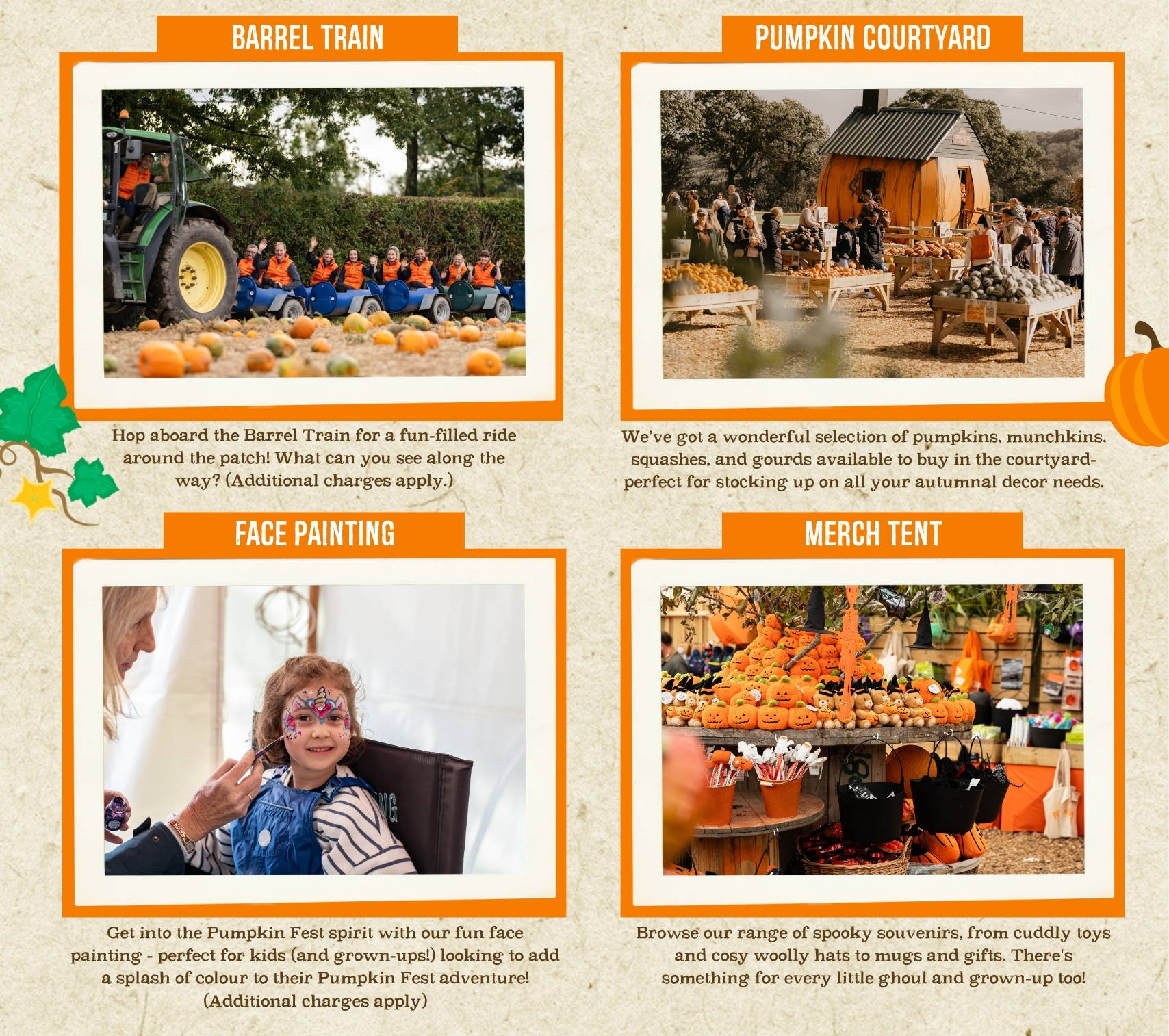 Discover the biggest and best pumpkin festival in Devon & Cornwall, and South West! Pumpkin Fest at Strawberry Fields is the ultimate family day out with a huge pumpkin patch, pumpkin picking, maize maze, barrel train rides, photo spots, tasty autumn treats & fun for all ages. Book now!