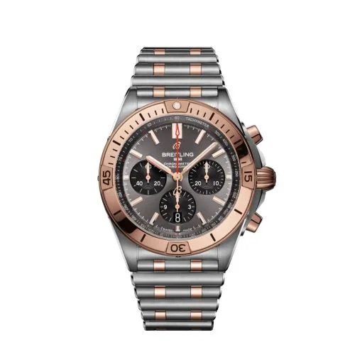Chronomat B01 42 Stainless Steel / Red Gold / Anthracite  / Rouleaux