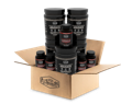 Super charged cocoa and Turkesterone & Tongkat Ali bottles in a box