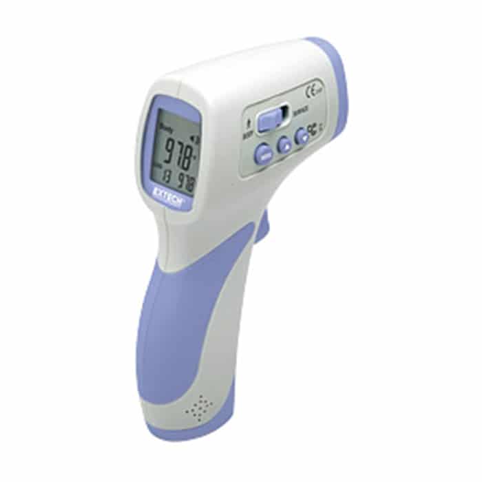 Temporal forehead thermometers