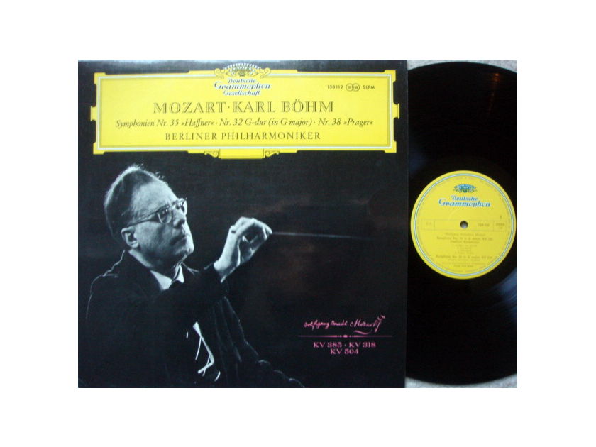 DGG / Mozart Symphonies No.32, 35 & 38, - BOHM/BPO, MINT!