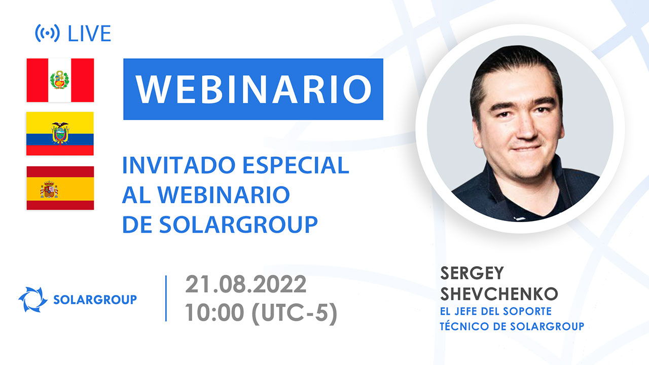 Peru. Invitado especial al webinario de SOLARGROUP