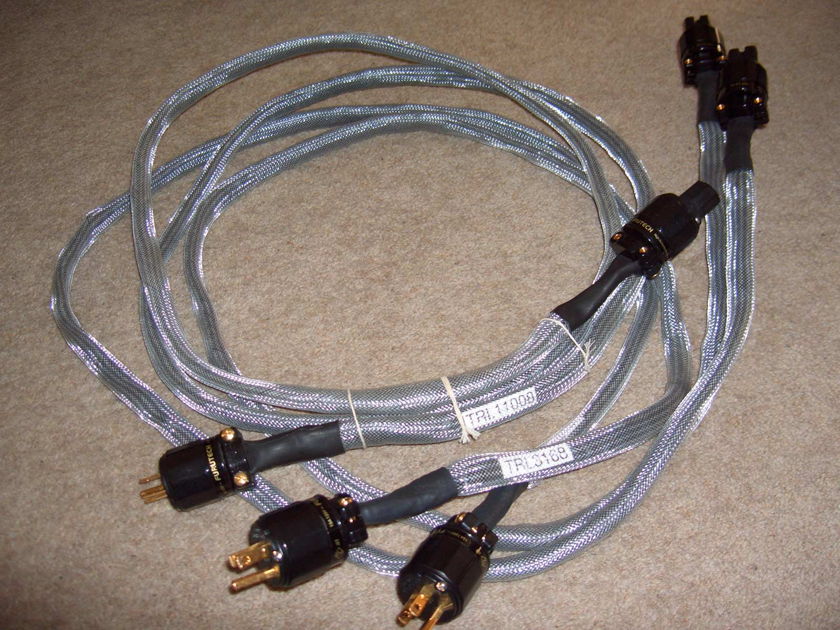 TRL, Inc. Tube Research Labs "Silver" power cord, 2.8m, US Furutech, 15A iec