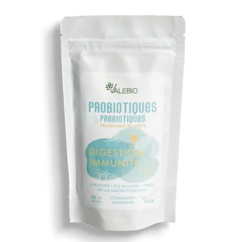 Probiotiques & Prébiotiques en gélules