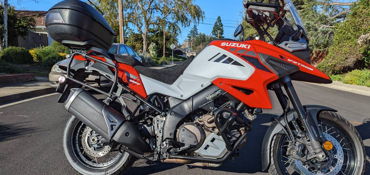 2020 SUZUKI V-STROM 1050XT motorcycle for rent near Walnut Creek, CA