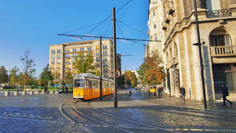Discover Budapest Using the Tramway 2, with food tasting