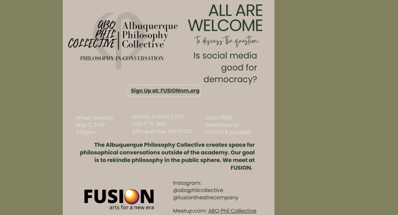 Albuquerque Philosophy Collective Meeting