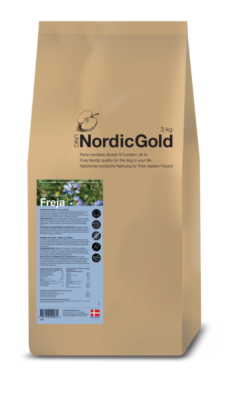 UNIQ NordicGold Freja - Valp og drektig tispe 10kg