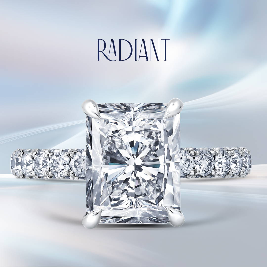 radiant cut diamond rings