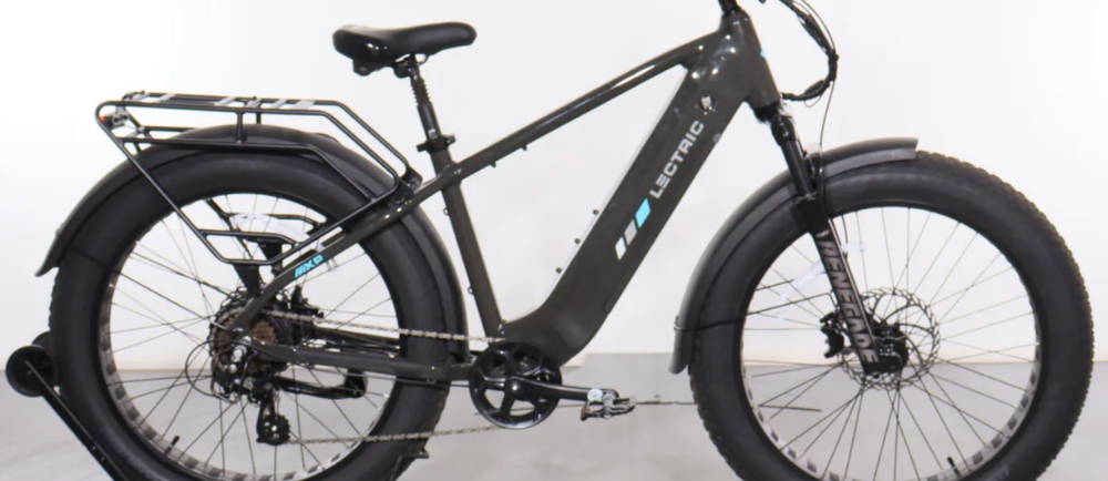 a Lectric XPeak fat tire electric bike