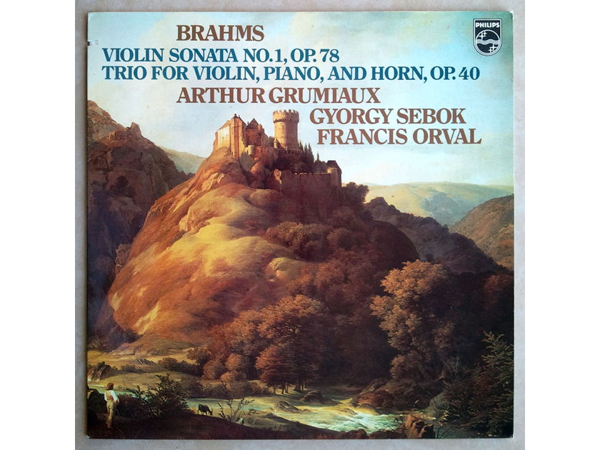 Philips/Grumiaux/Sebok/Brahms - Violin Sonata, Trio for Violin, Piano, & Horn / NM