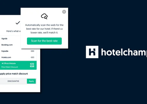 Hotelchamp bietet kostenlose Testversionen von RateBeat an, um Hotels dabei zu helfen, im Wettbewerb mit den Preisen der Online-Reisebüros (OTAs) bestehen zu können.
