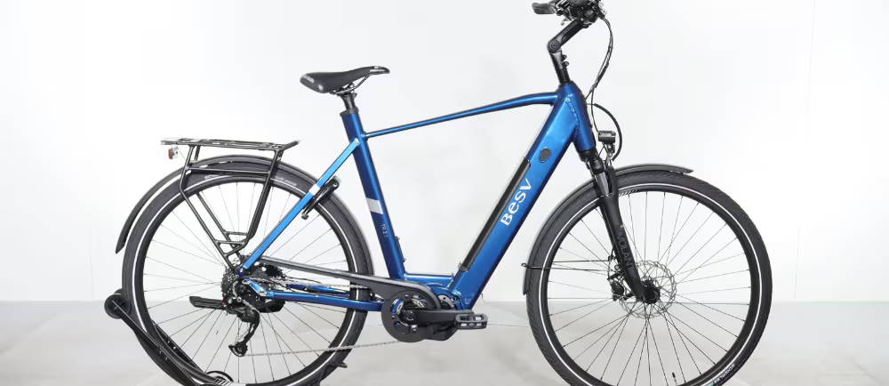 BESV electric bike in blue