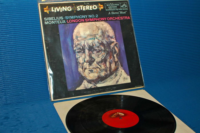 SIBELIUS/Monteux -  - "Symphony No. 2" -  RCA 'Shaded D...