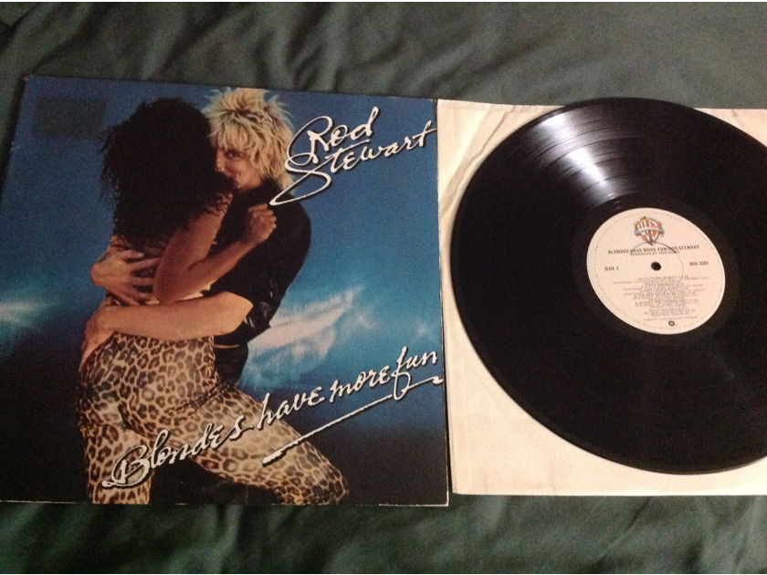 Rod Stewart - Blondes Have More Fun Warner Brothers Records Vinyl LP NM