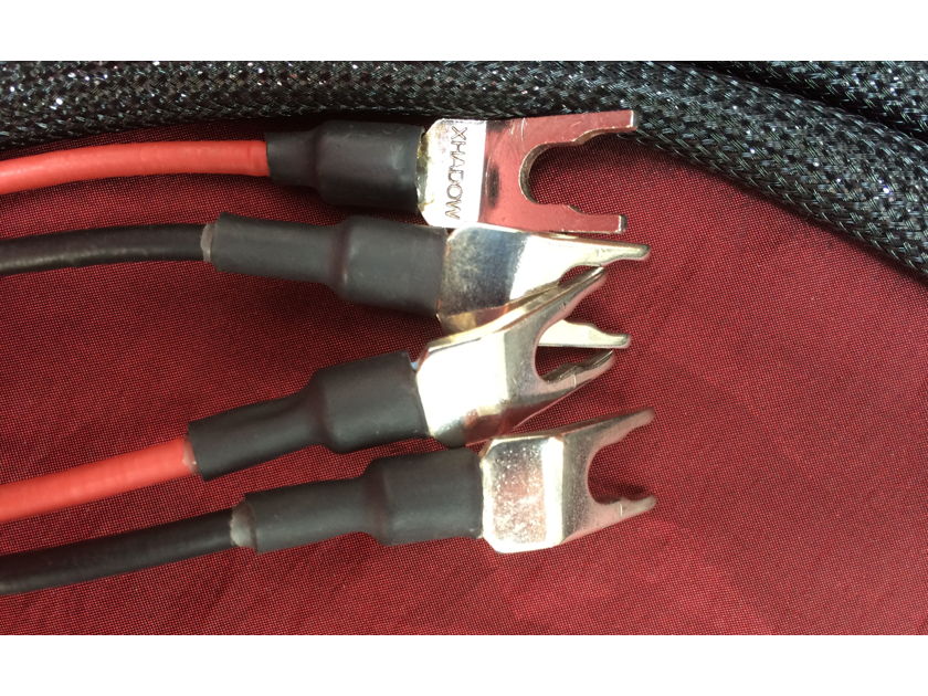 WyWires, LLC Silver Series Speaker Cable - 8.5FT/2.6M Banana/Spades, Great dynamic extension, tonal balance - Demo